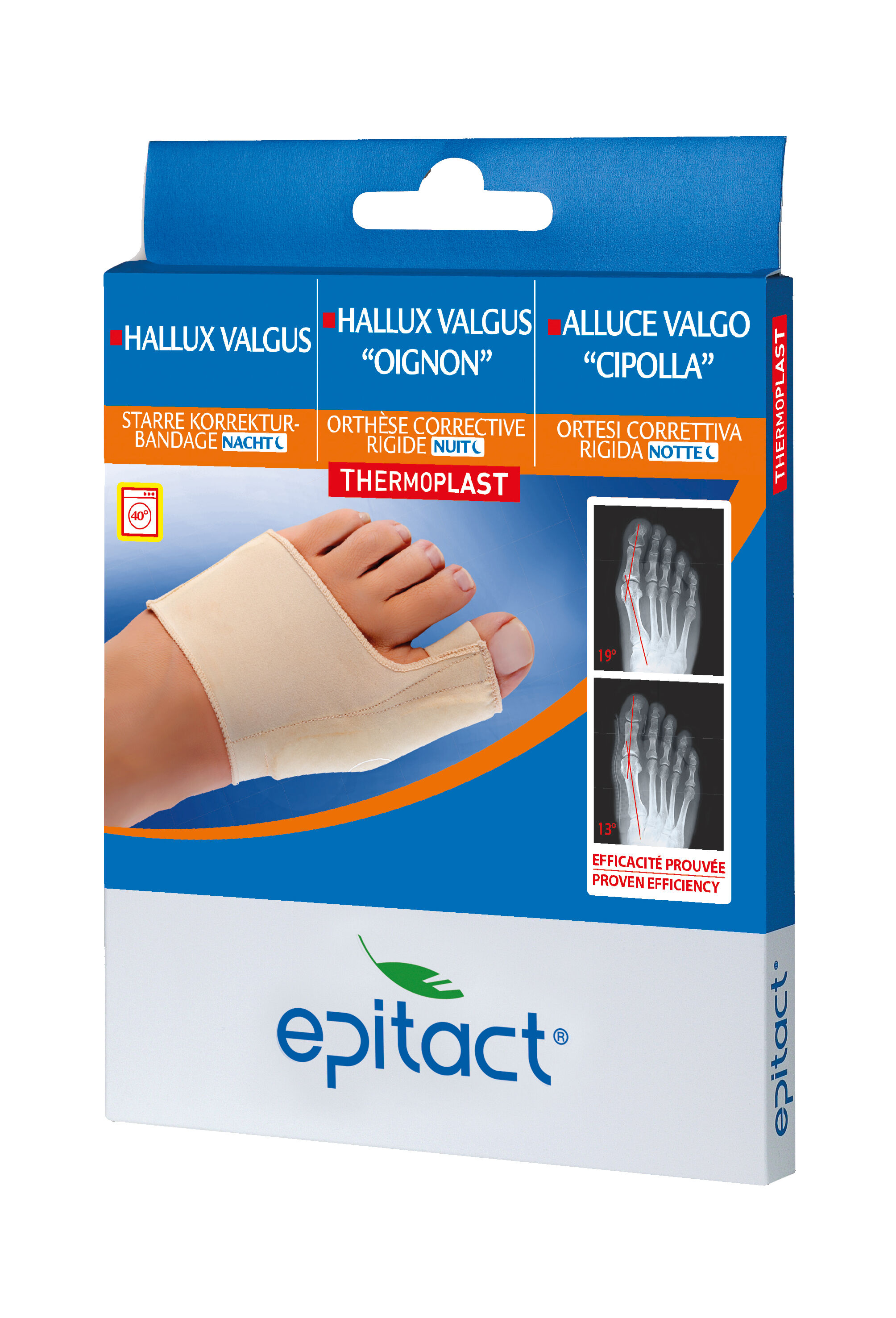 EPITACT® KorrBand rigide Hallux NACHT L 23-24.5cm