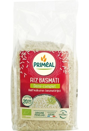 PRIMEAL Riz Basmati semi-complet Btl 500 g