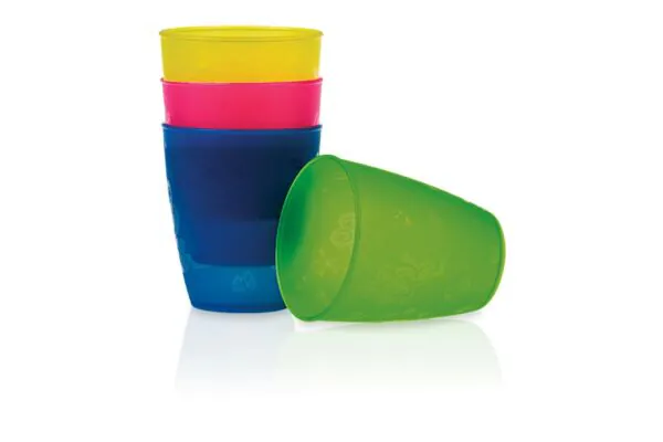 Nuby Gobelet 300ml micro-ondable 4 pièces