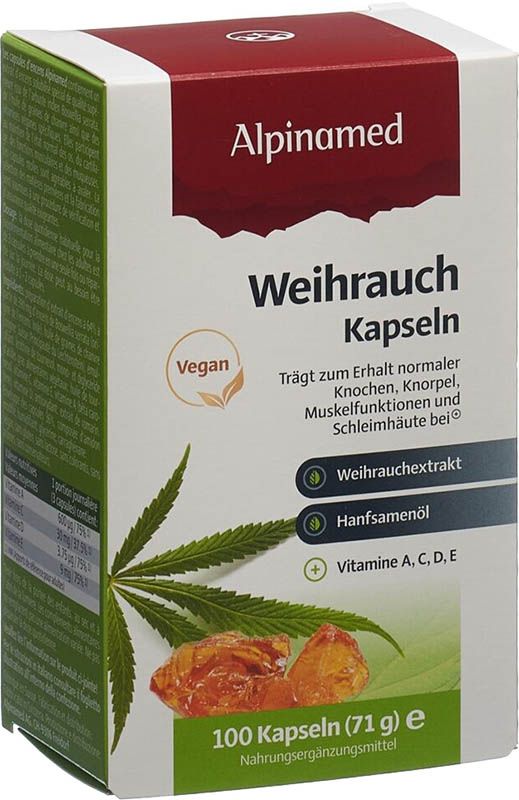ALPINAMED Gélules d'encens 100 pièces ALPINAMED Gélules d'encens 100 pièces