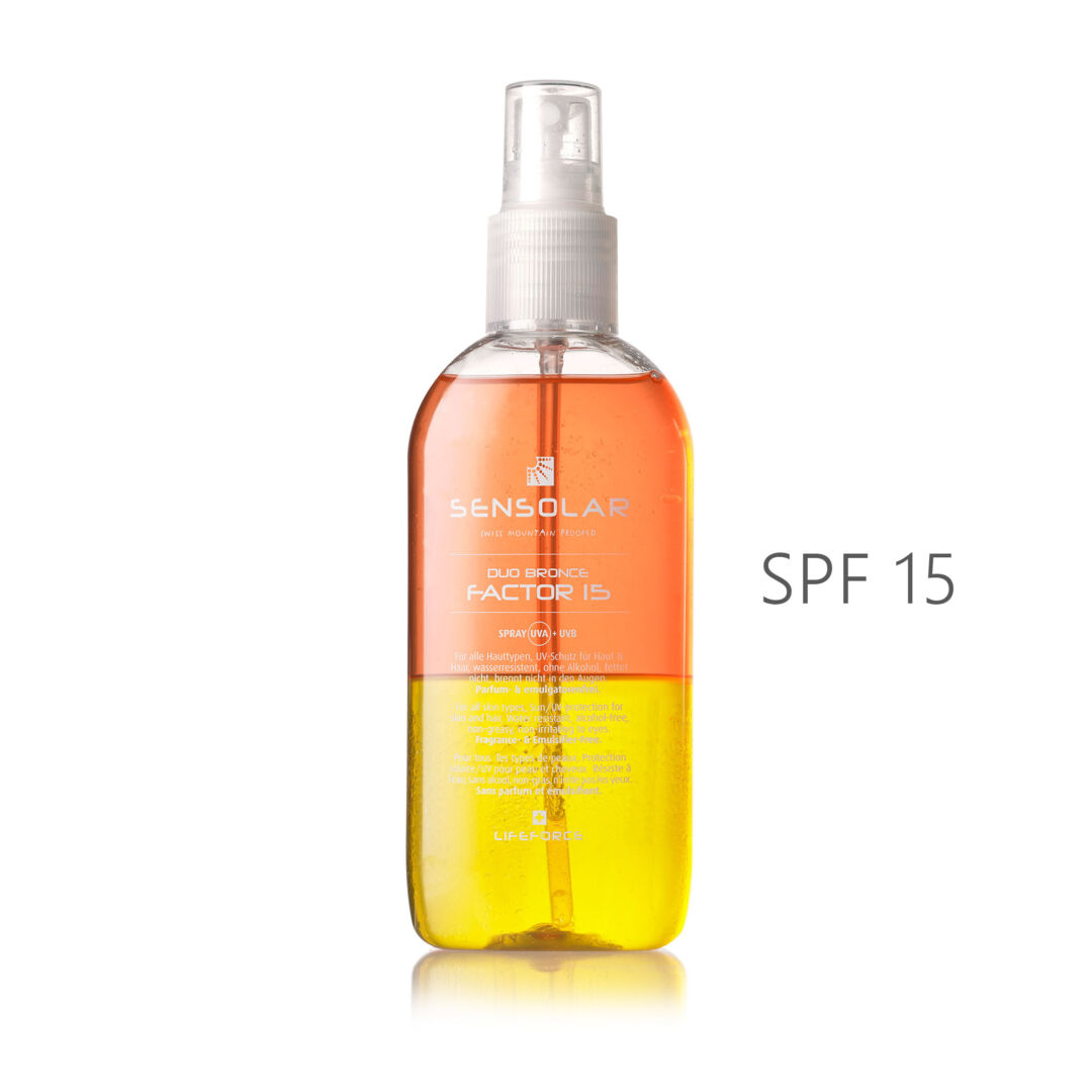 SENSOLAR Spray solaire sans émulsifiant SPF15 Spray 200ml SENSOLAR Spray solaire sans émulsifiant SPF15 Spray 200ml