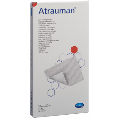 Compresses de pommade Atrauman 10x20cm stériles 30 pièces