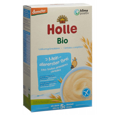 Holle bouillie de céréales complètes à l'avoine sans gluten 250g Holle bouillie de céréales complètes à l'avoine sans gluten 250g