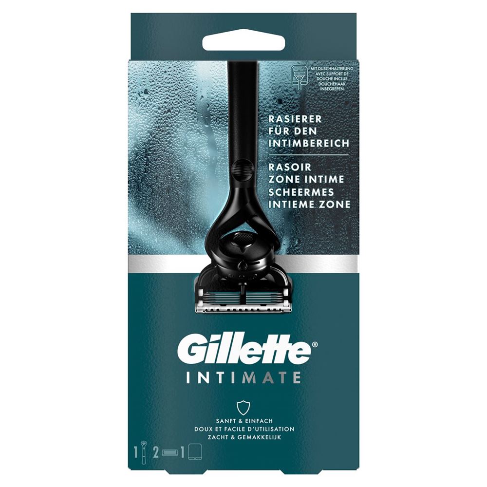 GILLETTE Intimate Monsieur Rasoir Intimb 2 lames
