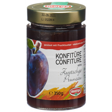 MORGA Confiture de pruneaux Fruchtz 350g MORGA Confiture de pruneaux Fruchtz 350g