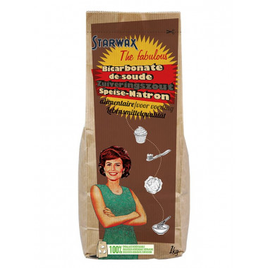 Starwax le fabuleux bicarbonate de soude alimentaire 1kg Starwax le fabuleux bicarbonate de soude alimentaire 1kg