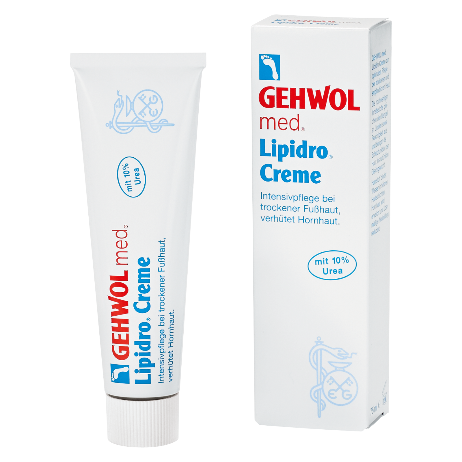 Gehwol med Lipidro-Creme avec 10% d'urée 75ml Gehwol med Lipidro-Creme avec 10% d'urée 75ml