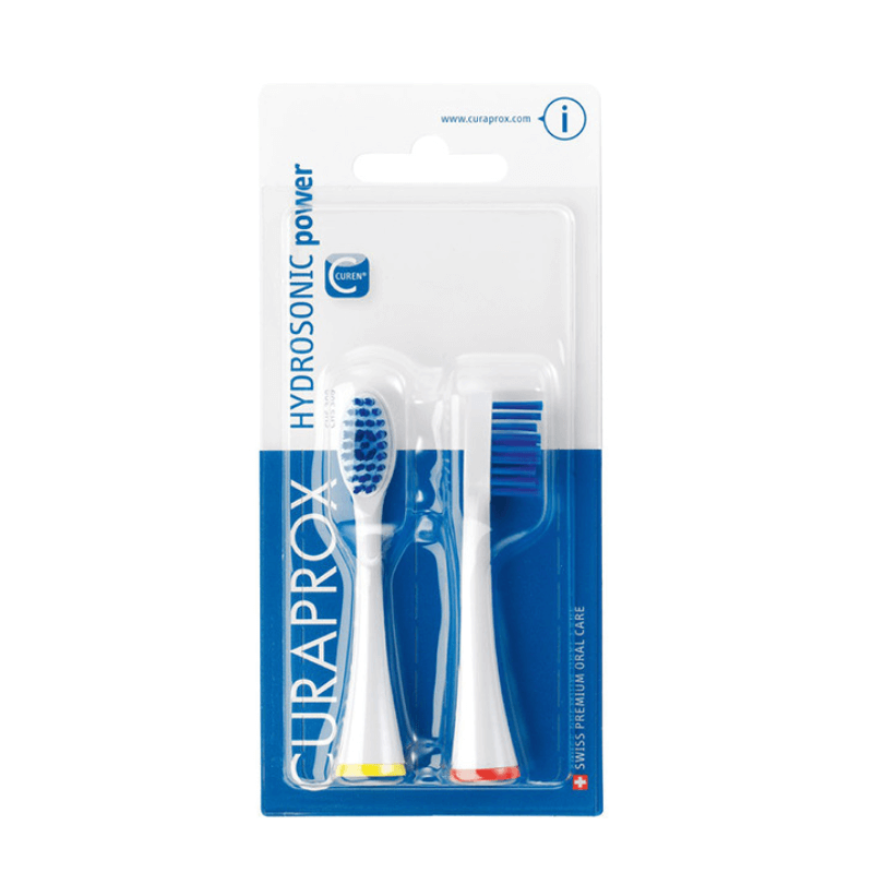 Curaprox CHS 300 brosses de rechange power 2 pièces Curaprox CHS 300 brosses de rechange power 2 pièces
