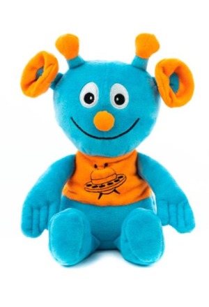 Habibi PLUSH Alien bleu/orange Btl