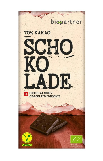 Chocolat noir BIO PARTNER 70% 75g