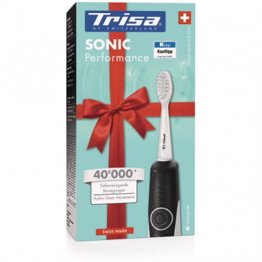 Brosse à dents électrique Trisa Sonic Performance Édition Cadeau Brosse à dents électrique Trisa Sonic Performance Édition Cadeau
