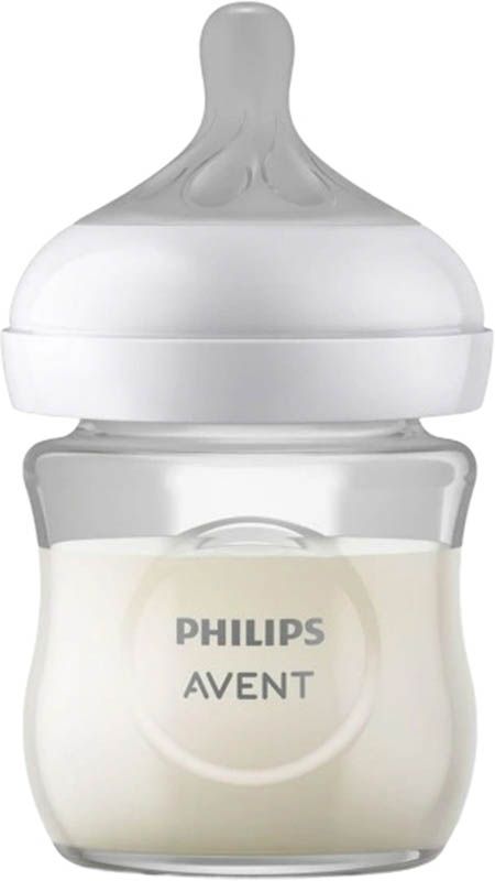 Philips AVENT Nat Resp Biberon en verre 120ml 0M+