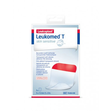 Leukomed T skin sensitive 5x7.5cm 5 pièces Leukomed T skin sensitive 5x7.5cm 5 pièces