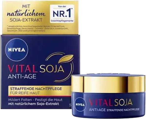 Nivea Vital Soja Anti-Age Crème de nuit 50ml Nivea Vital Soja Anti-Age Crème de nuit 50ml
