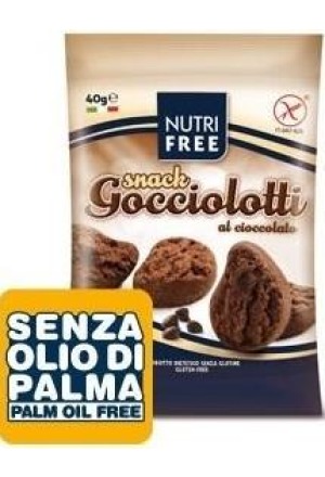 NUTRIFREE Gocciolotti Snack chocolat sans gluten 40 g