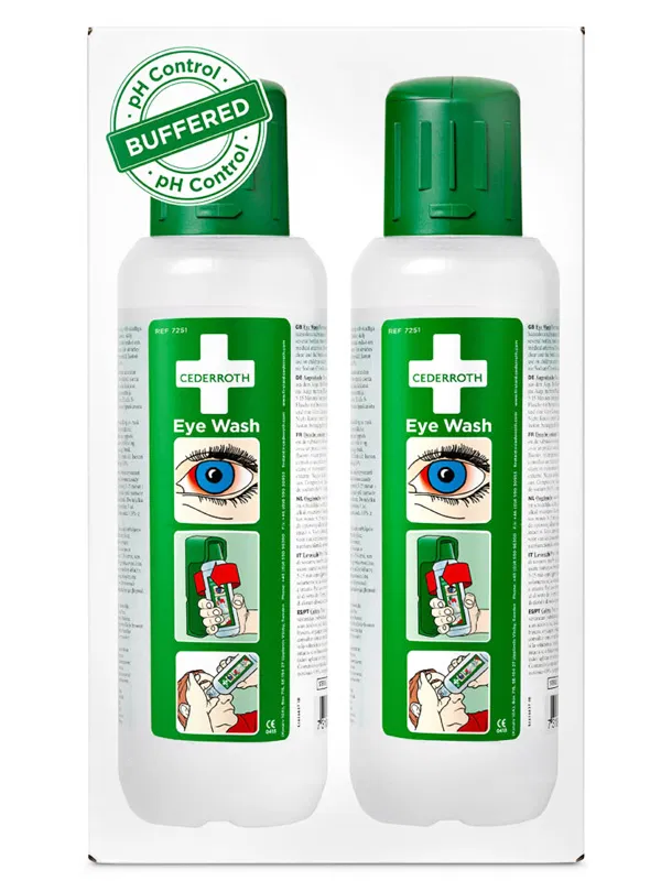 CEDERROTH Douche oculaire 2 x 500ml CEDERROTH Douche oculaire 2 x 500ml