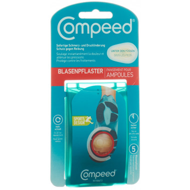 Compeed® Pansement pour ampoules sous les pieds 5 pièces Compeed® Pansement pour ampoules sous les pieds 5 pièces