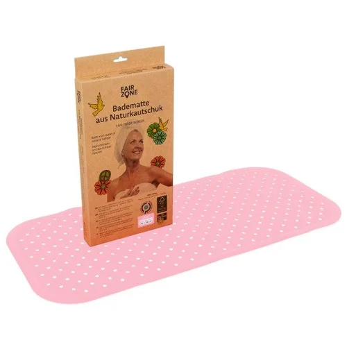 FAIR ZONE Tapis de bain 76 x 34 cm rose