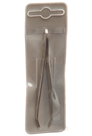 Pincette maltaise nickel étroite courbée 8cm No 10