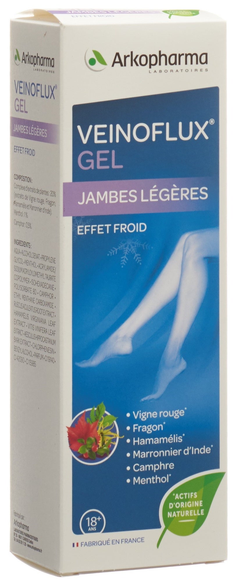 Veinoflux Gel effet froid 150ml Veinoflux Gel effet froid 150ml