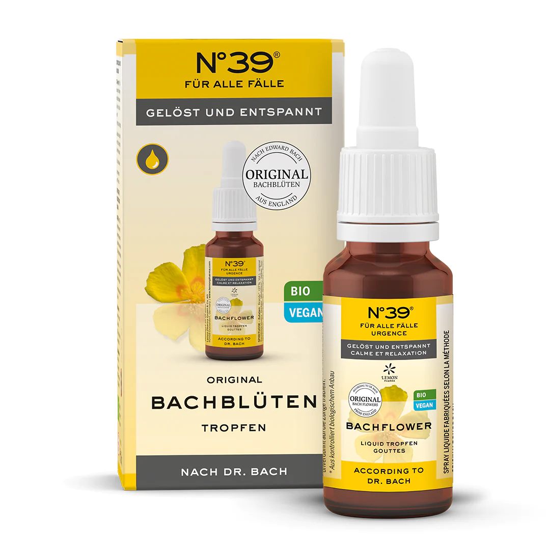 LEMON PHARMA Gouttes de secours bio d'après le Dr Bach 20ml LEMON PHARMA Gouttes de secours bio d'après le Dr Bach 20ml