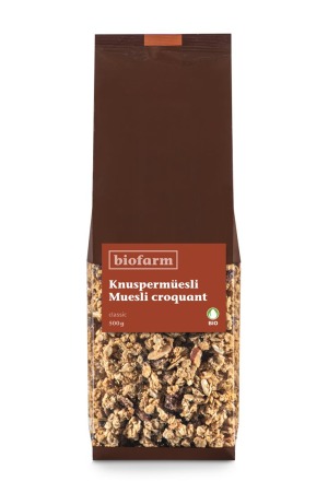 Biofarm muesli croustillant Bourgeon btl 500g