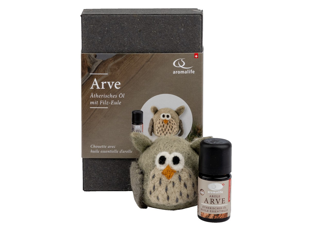 AROMALIFE Set cadeau feutre hibou avec arve AROMALIFE Set cadeau feutre hibou avec arve