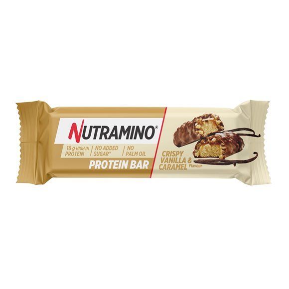 NUTRAMINO Barre protéinée vanille & caramel 55g