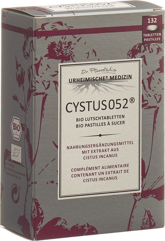 Cystus 052 Comprimés à sucer bio 132 pièces Cystus 052 Comprimés à sucer bio 132 pièces