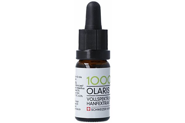 OLARIS Extrait de chanvre à spectre complet 1000 Bouteille 10ml OLARIS Extrait de chanvre à spectre complet 1000 Bouteille 10ml
