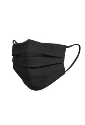 TImask masque médical jetable type IIR noir 50 pièces