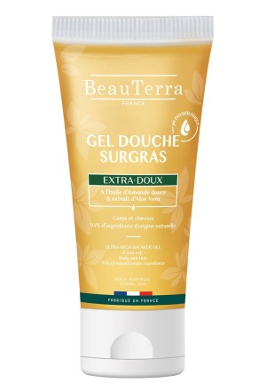 BeauTerra gel douche riche hypoallergénique 200ml BeauTerra gel douche riche hypoallergénique 200ml