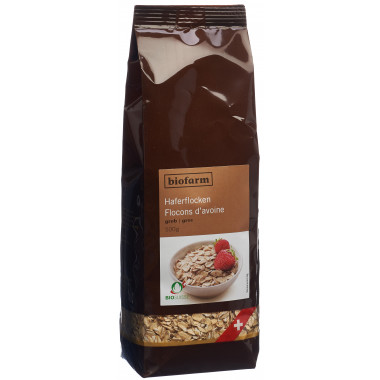 Biofarm flocons d'avoine grossiers Bourgeon Btl 500g Biofarm flocons d'avoine grossiers Bourgeon Btl 500g