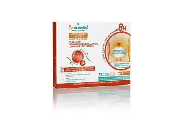 Puressentiel pansements chauffants bas du dos 2 pièces Puressentiel pansements chauffants bas du dos 2 pièces