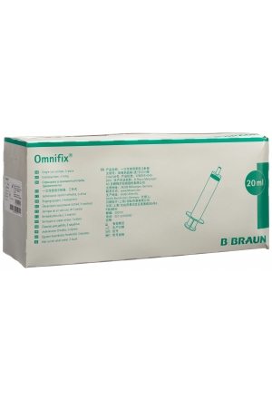 Seringue OMNIFIX 20ml Luer Lock sans latex 100 pièces