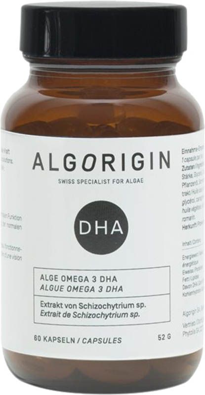 ALGORIGIN Gélules d'Oméga 3 DHA 60 pièces ALGORIGIN Gélules d'Oméga 3 DHA 60 pièces