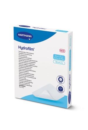 Hydrofilm bande transparente 6x7cm stérile 10 pièces