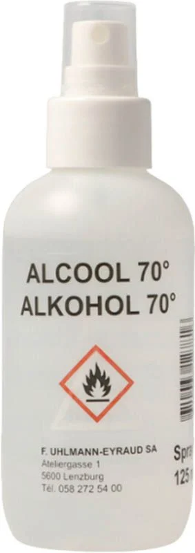 UHLMANN EYRAUD alcool 70 % spray 125ml