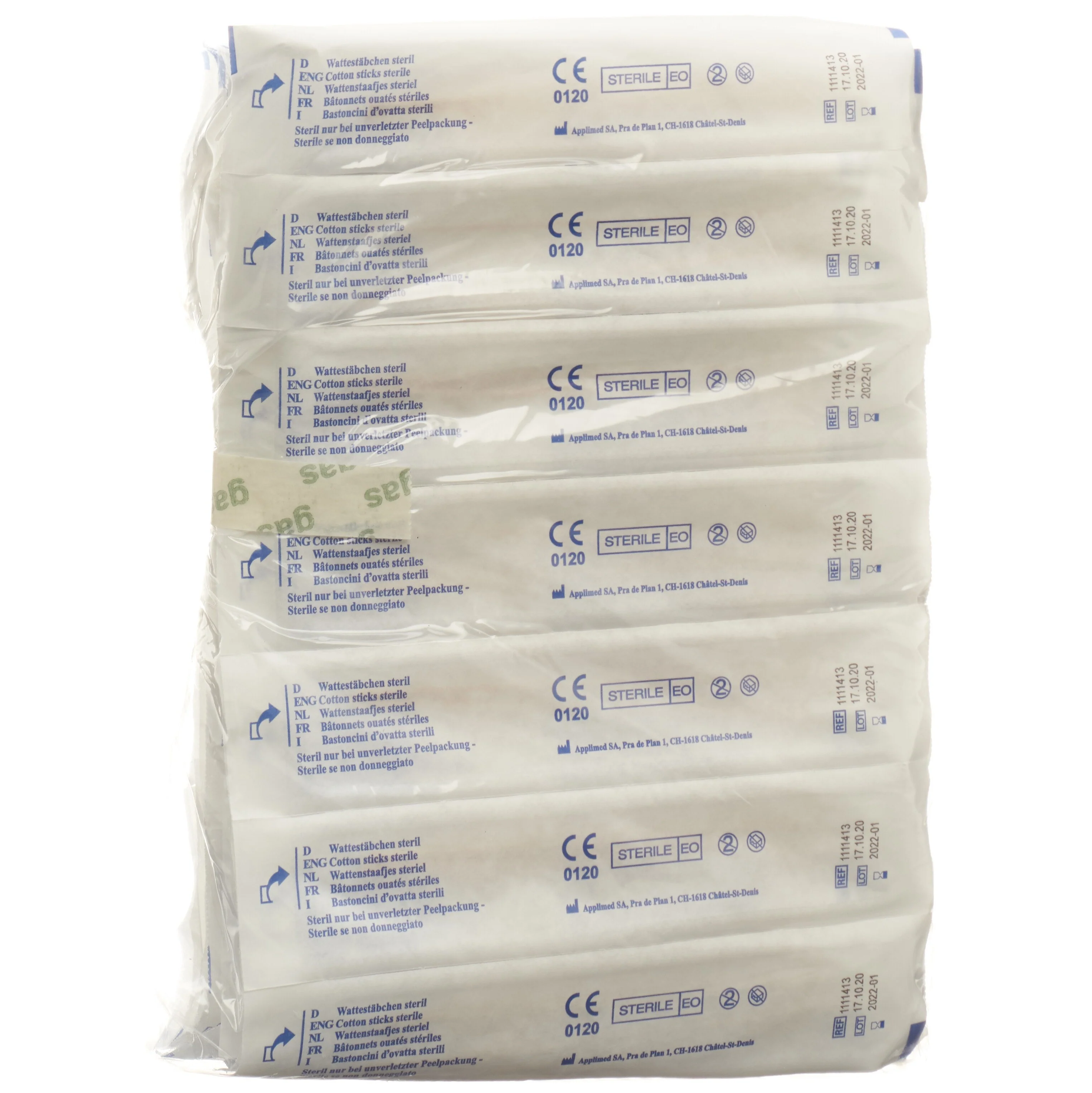 APPLIMED Wattestaeb 15cm moyen bois 100x2