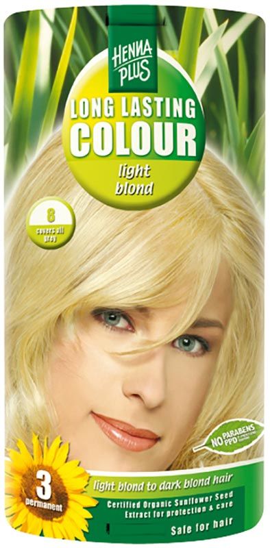HENNA PLUS Long Last Colour 8 blond clair
