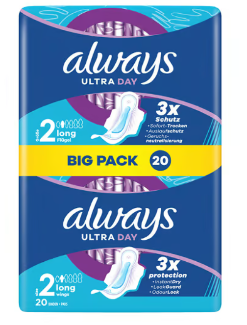 Always Ultra serviette hygiénique Lo Flüg BigPack (n) 20 pièces