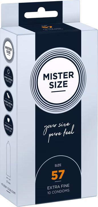 MISTER SIZE 57 Préservatifs, boîte de 10