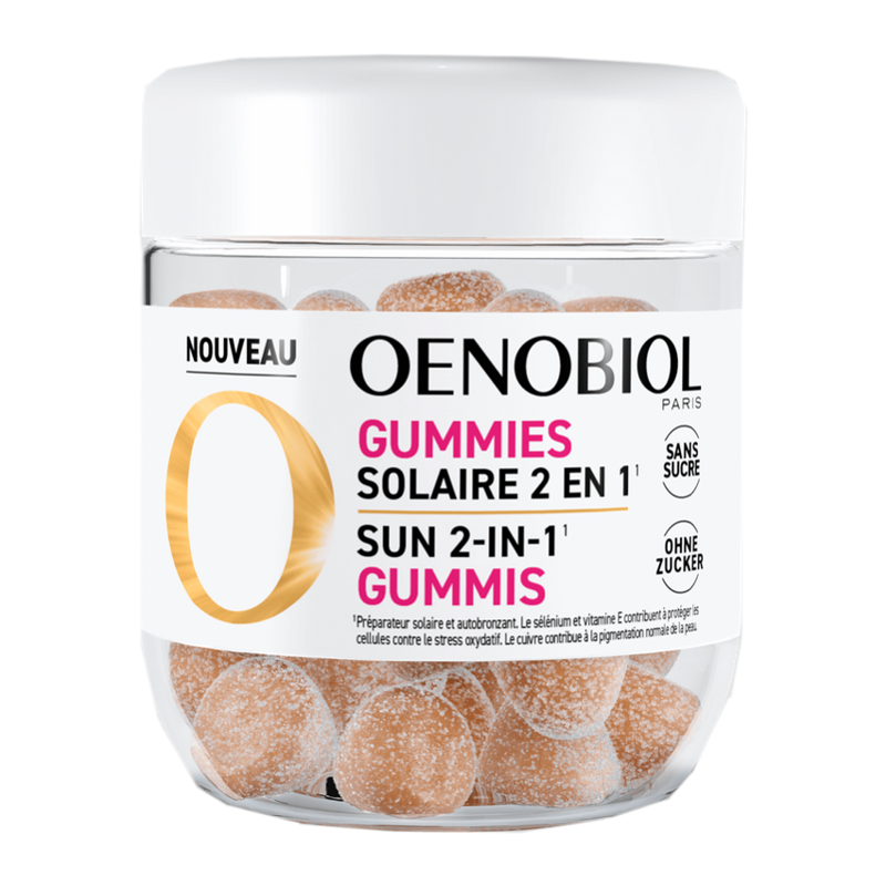 Oenobiol Sun Gommes 2 en 1 60 pièces