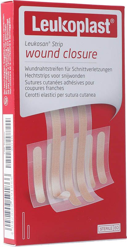 LEUKOPLAST wound clos strip 3x75mm we 2 x 5 pièces LEUKOPLAST wound clos strip 3x75mm we 2 x 5 pièces