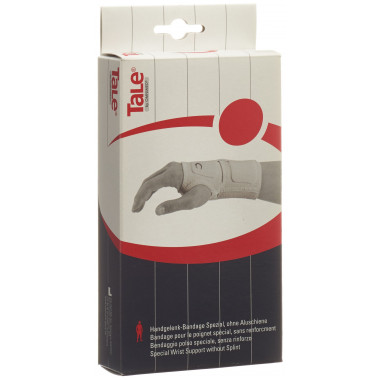 TALE bandage pour poignet sans attelle 15cm gauche blanc