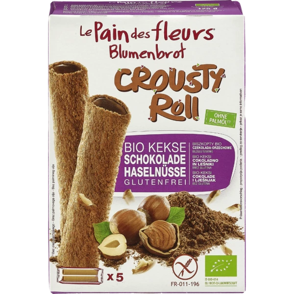 CROUSTY ROLL cacao noisette bio gf 125g