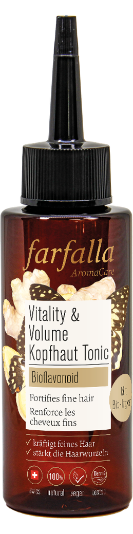 farfalla Vitality&Volume Tonique pour cuir chevelu Fl 100ml