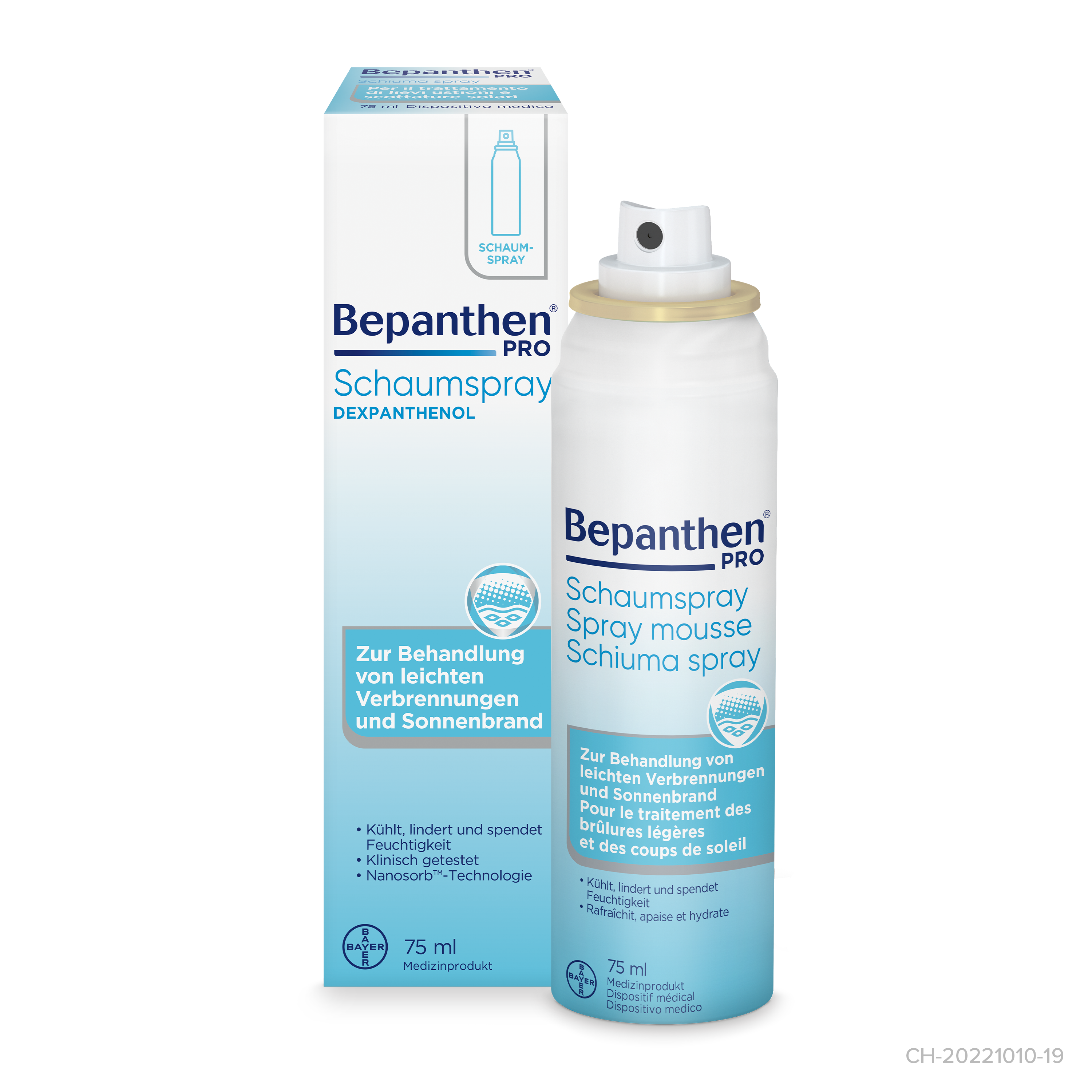 Bepanthen® Spray moussant Aeros 5% 75ml Bepanthen® Spray moussant Aeros 5% 75ml