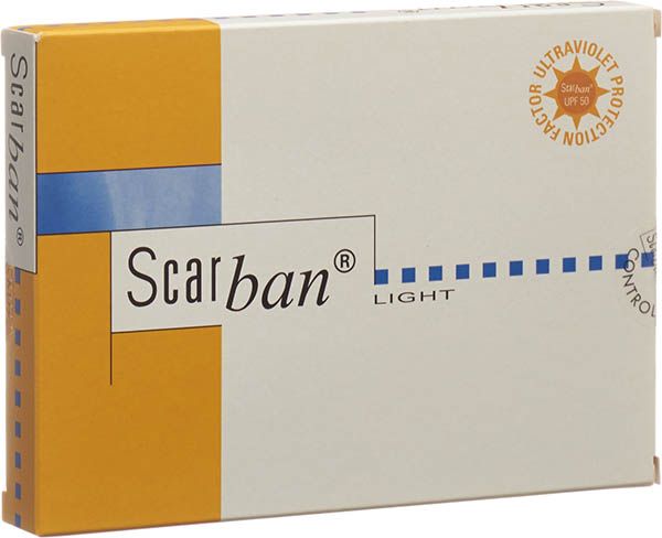 Scarban Light pansement cicatrisant 5x7.5cm 2 pièces Scarban Light pansement cicatrisant 5x7.5cm 2 pièces