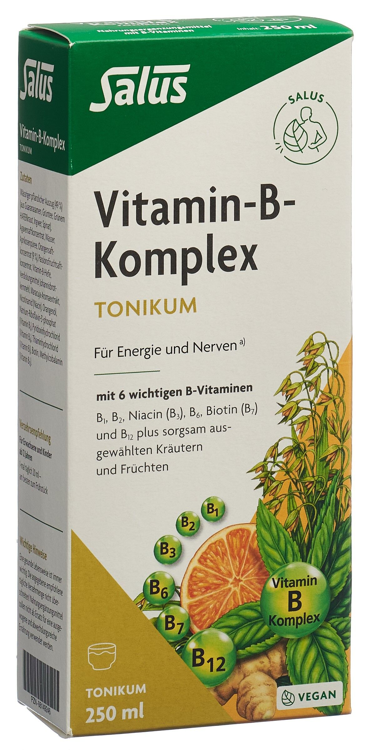 Salus® Complexe Vitamine B Tonique 250ml Salus® Complexe Vitamine B Tonique 250ml
